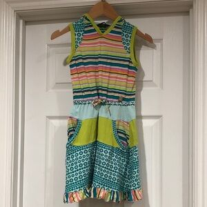 Oilily Colorful Striped and Patterned Kids Dress
